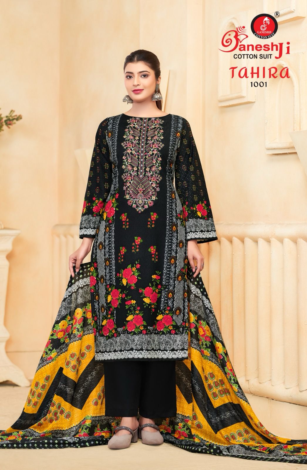 Tahira Vol 1 By Ganeshji Cotton Printed Dress Material Orders In India